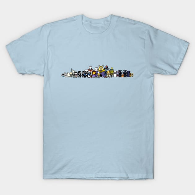 Undertale Characters T-Shirt by TrevorBrenan